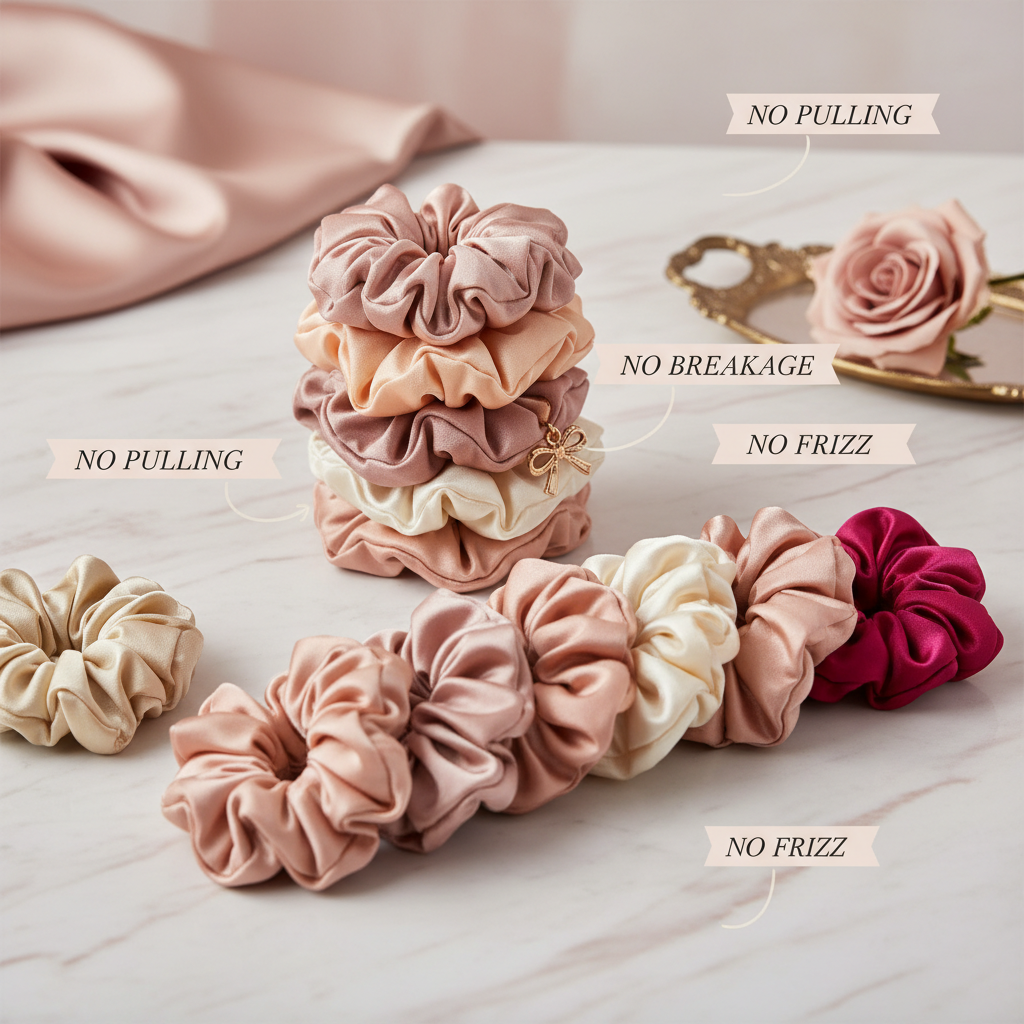 Premium Satin Scrunchies