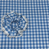 Kinzip Threads Handmade Cotton Scrunchies – Blue